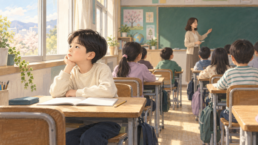 떠들지 않는 아이는 눈에 띄지 않는다