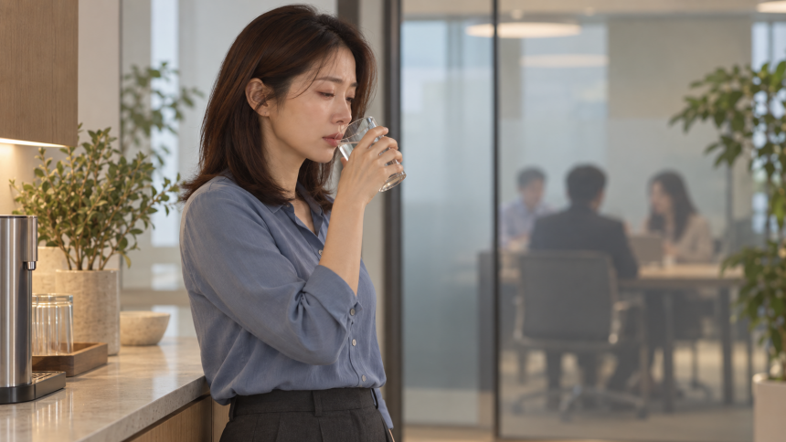 숫자를 세고 잠깐 나가 봐도