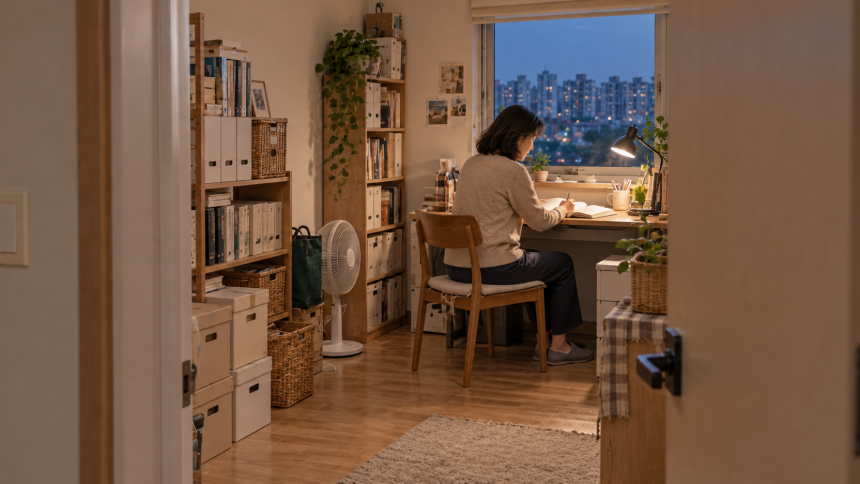 창가책상까지길이난작은방