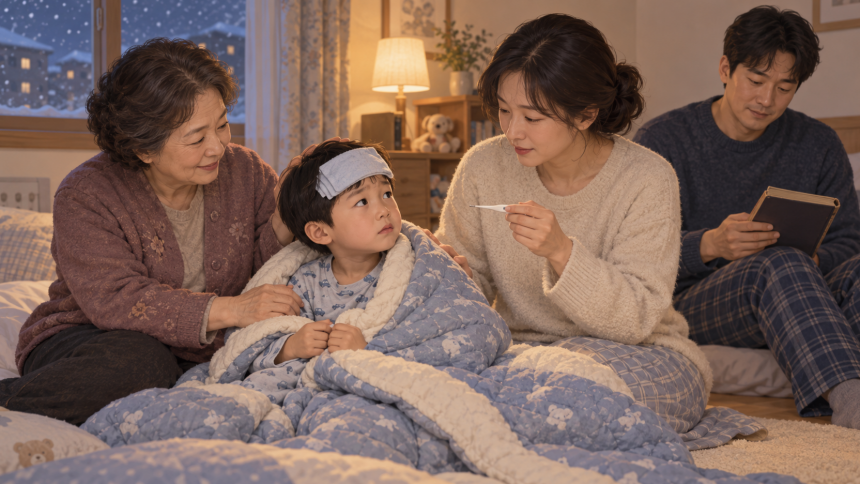 열이 오른 겨울 저녁의 두 대답