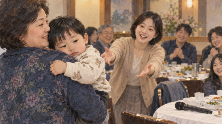 연회장의 어린아이